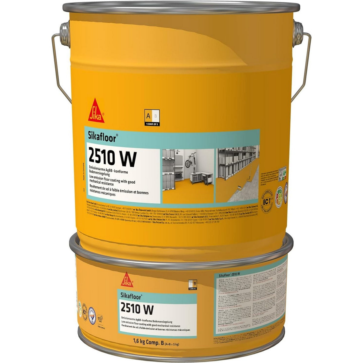 Sika Sikafloor 2510 W Eποξειδική Βαφή Δαπέδων Νερού