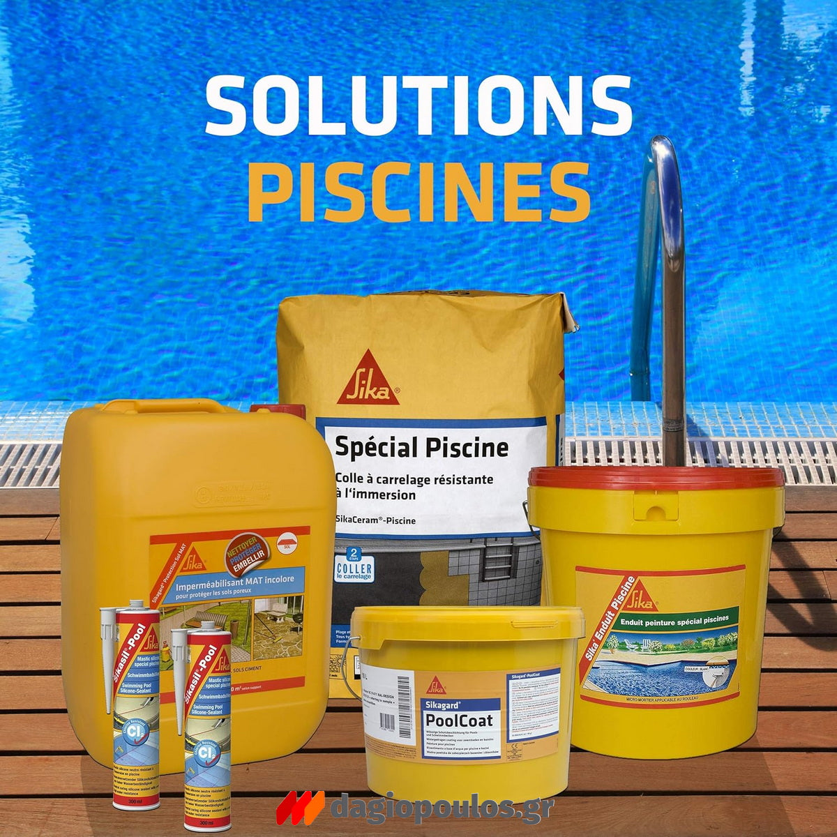 Sika Sikagard®140 Pool Χρώμα Νερού Ενός Συστατικού Για Πισίνες & Δεξαμενές ΛΕΥΚΟ Ral9010