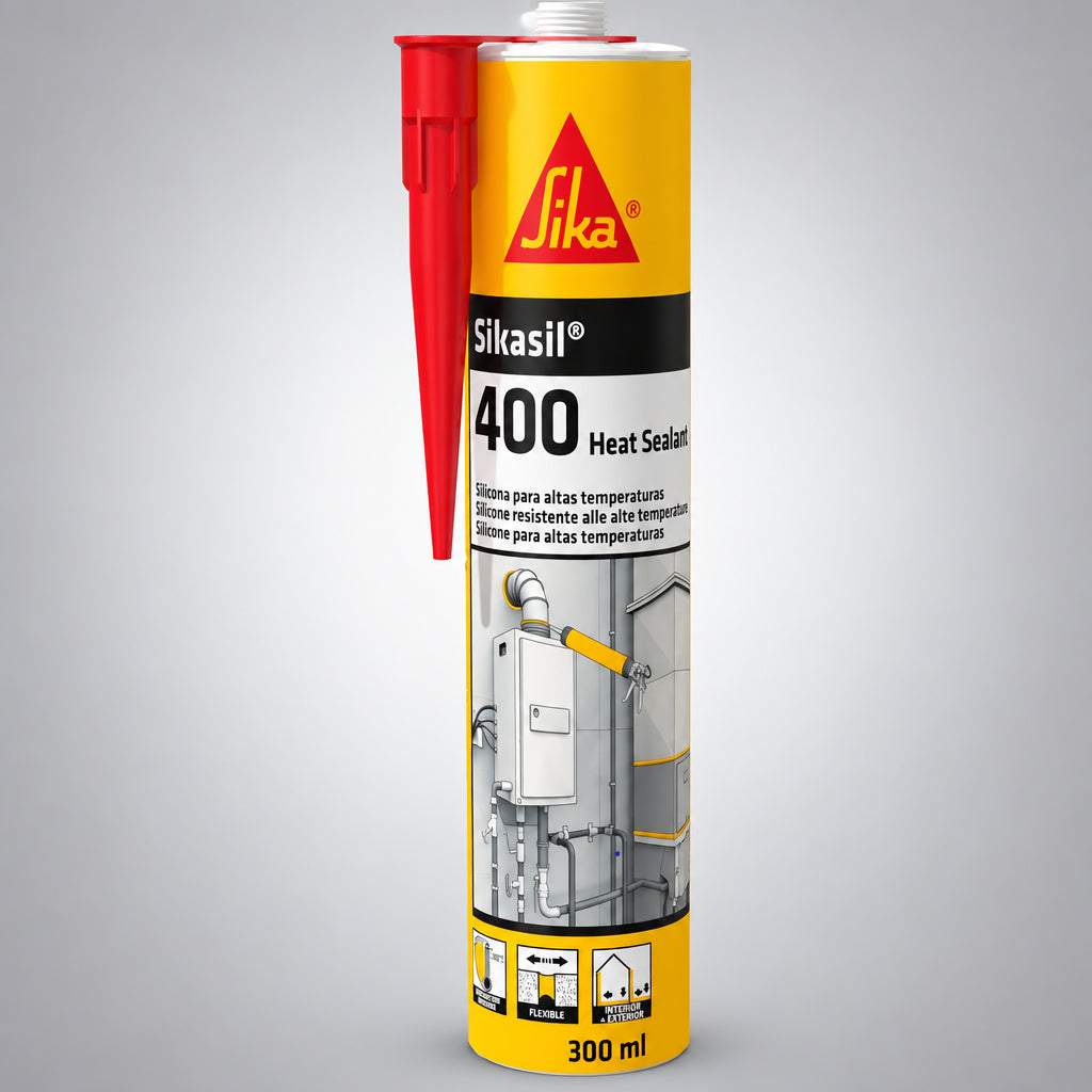 Sika Sikasil 400 Σφραγιστικό Σιλικόνης Υψηλών Θερμοκρασιών ΚΟΚΚΙΝΟ 300ml
