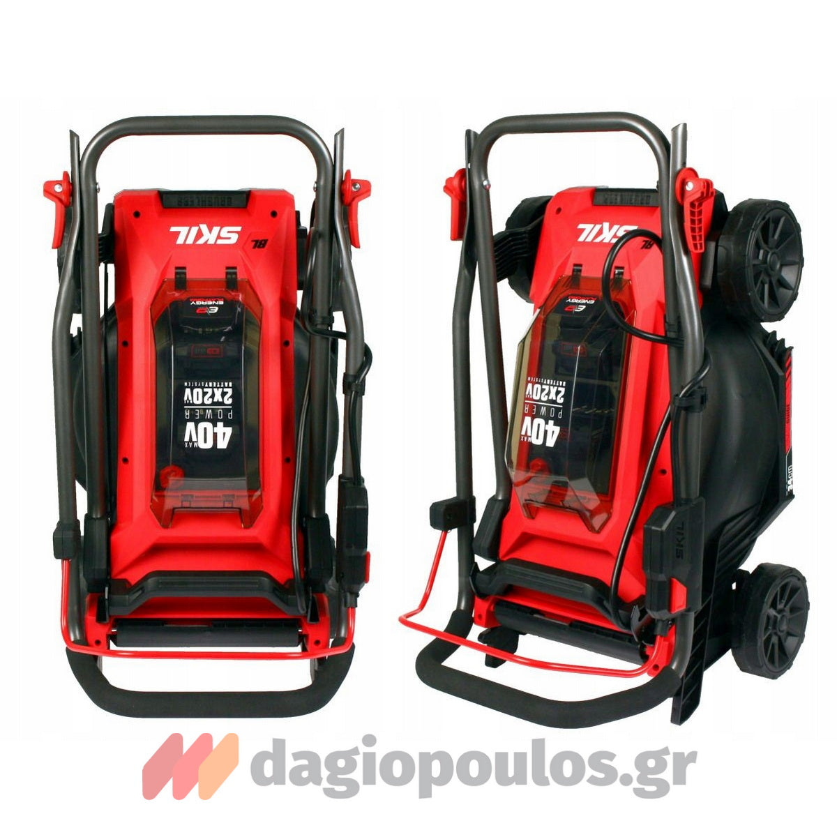 Skil 0130 CA 40V Max Brushless Χλοοκοπτική Μηχανή Μπαταρίας Ωθούμενη 36V Li-Ion SOLO