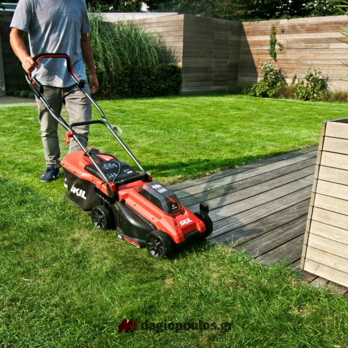 Skil 0130 CA 40V Max Brushless Χλοοκοπτική Μηχανή Μπαταρίας Ωθούμενη 36V Li-Ion SOLO
