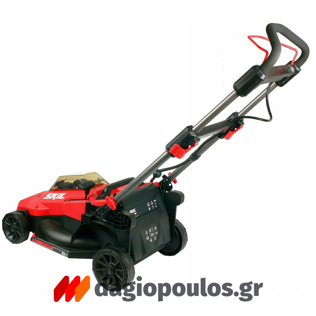 Skil 0140 CA 40V Max Brushless Χλοοκοπτική Μηχανή Γκαζόν Μπαταρίας Ωθούμενη 36V Li-ion Με 2 Μπαταρίες 4.0Ah