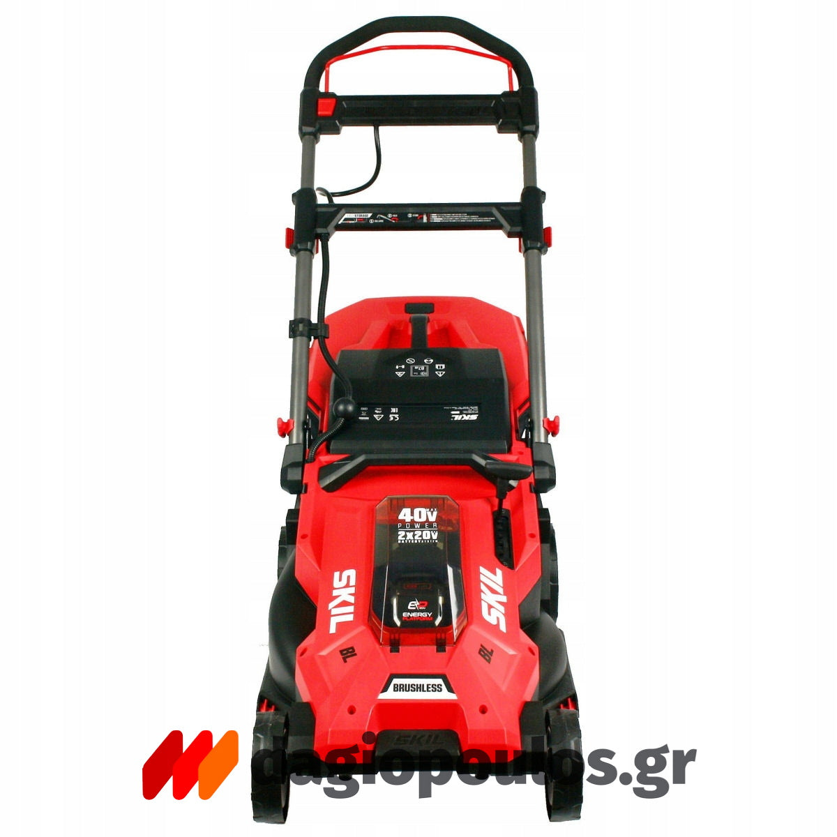 Skil 0140 CA 40V Max Brushless Χλοοκοπτική Μηχανή Γκαζόν Μπαταρίας Ωθούμενη 36V Li-ion Με 2 Μπαταρίες 4.0Ah
