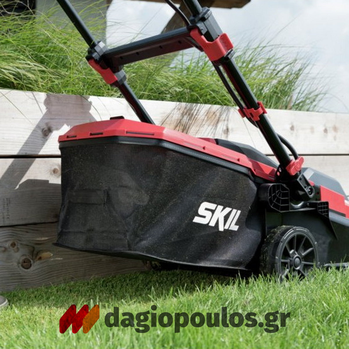 Skil 0140 CA 40V Max Brushless Χλοοκοπτική Μηχανή Γκαζόν Μπαταρίας Ωθούμενη 36V Li-ion Με 2 Μπαταρίες 4.0Ah