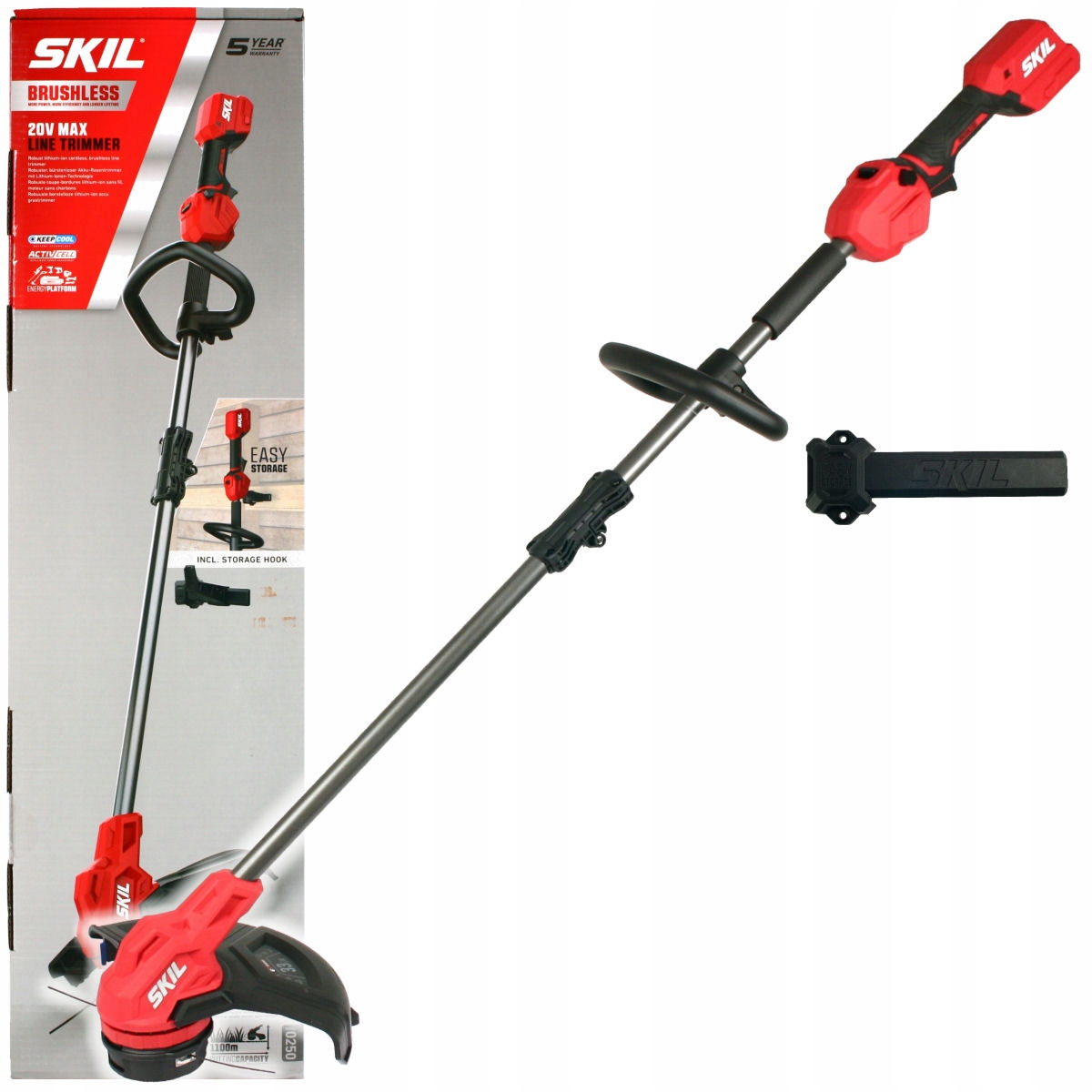Skil 0250 CA 20V Max Brushless Θαμνοκοπτικό Χορτοκοπτικό Μπαταρίας 18V Li-Ion SOLO