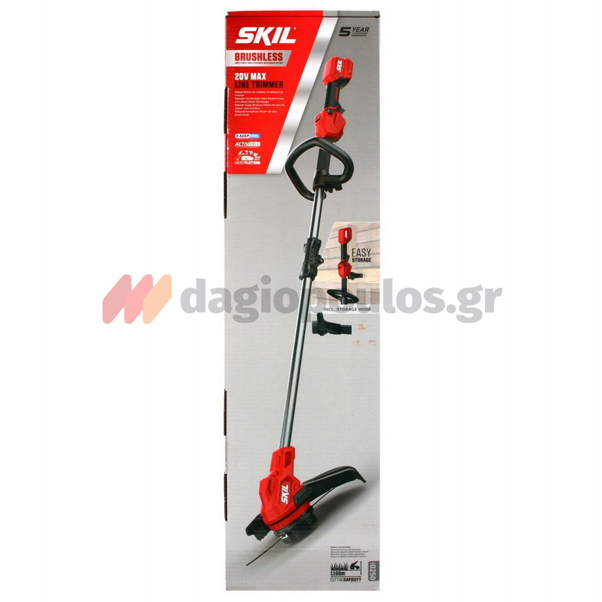 Skil 0250 CA 20V Max Brushless Θαμνοκοπτικό Χορτοκοπτικό Μπαταρίας 18V Li-Ion SOLO