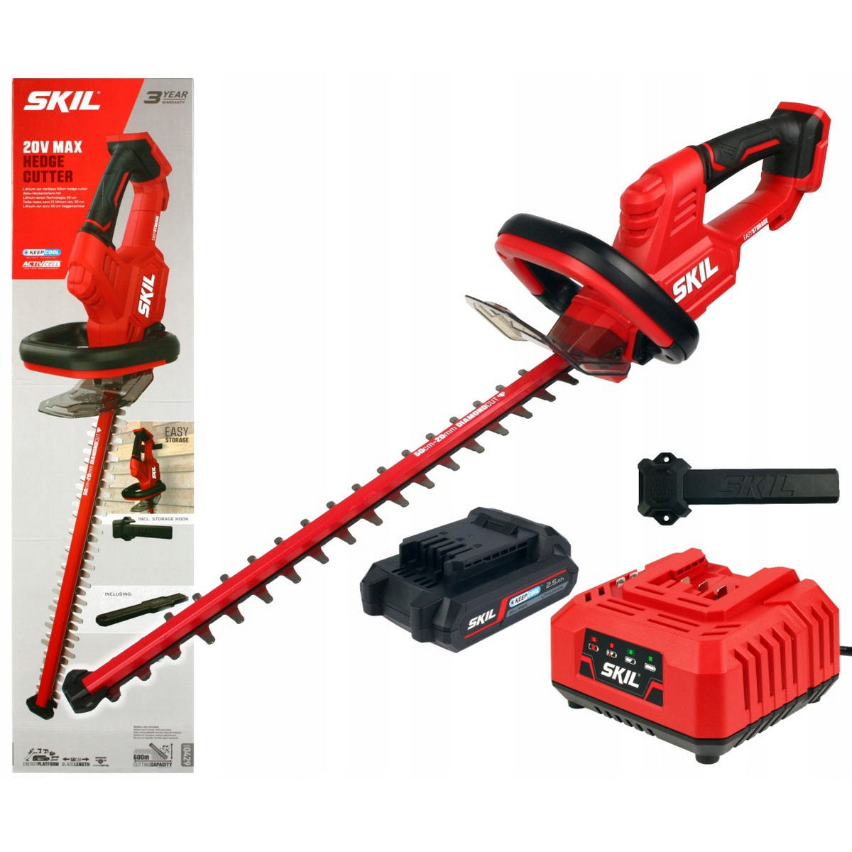 Skil 0429 AA 20V Max Ψαλίδι Μπορντούρας (Μπορντουροψάλιδο) Μπαταρίας 18V Li-Ion Με Μπαταρία 4.0Ah Διπλής Λάμας