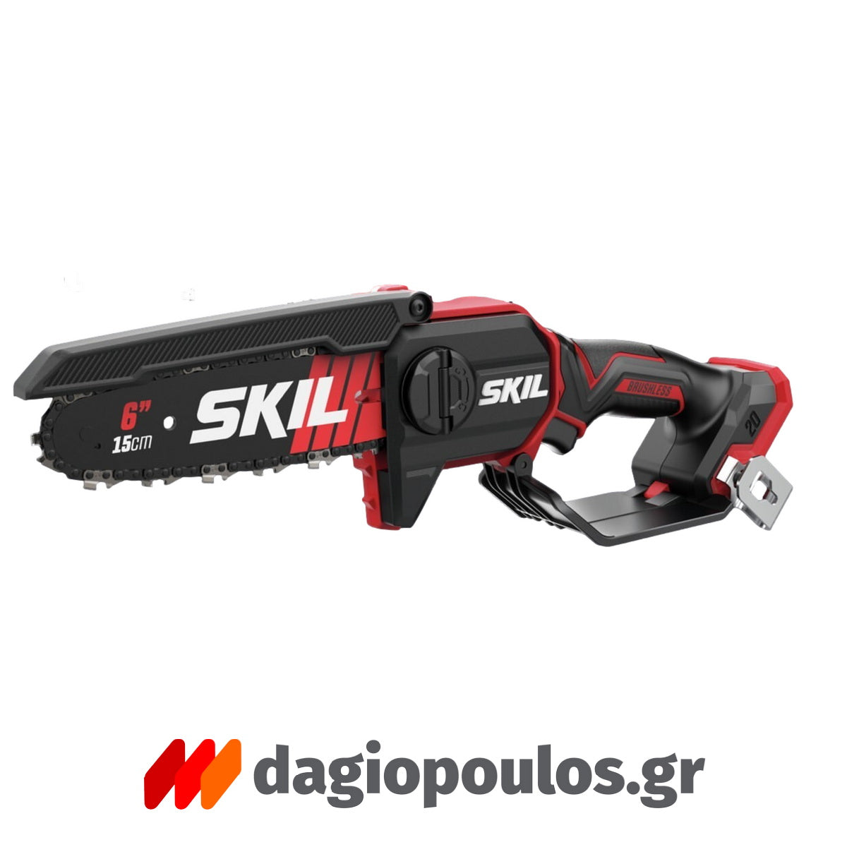 Skil 0512 CA-2 20V Max Brushless Αλυσοπρίονο Μπαταρίας Mini 15cm 18V Li-Ion Με Μπαταρία 2.5Ah