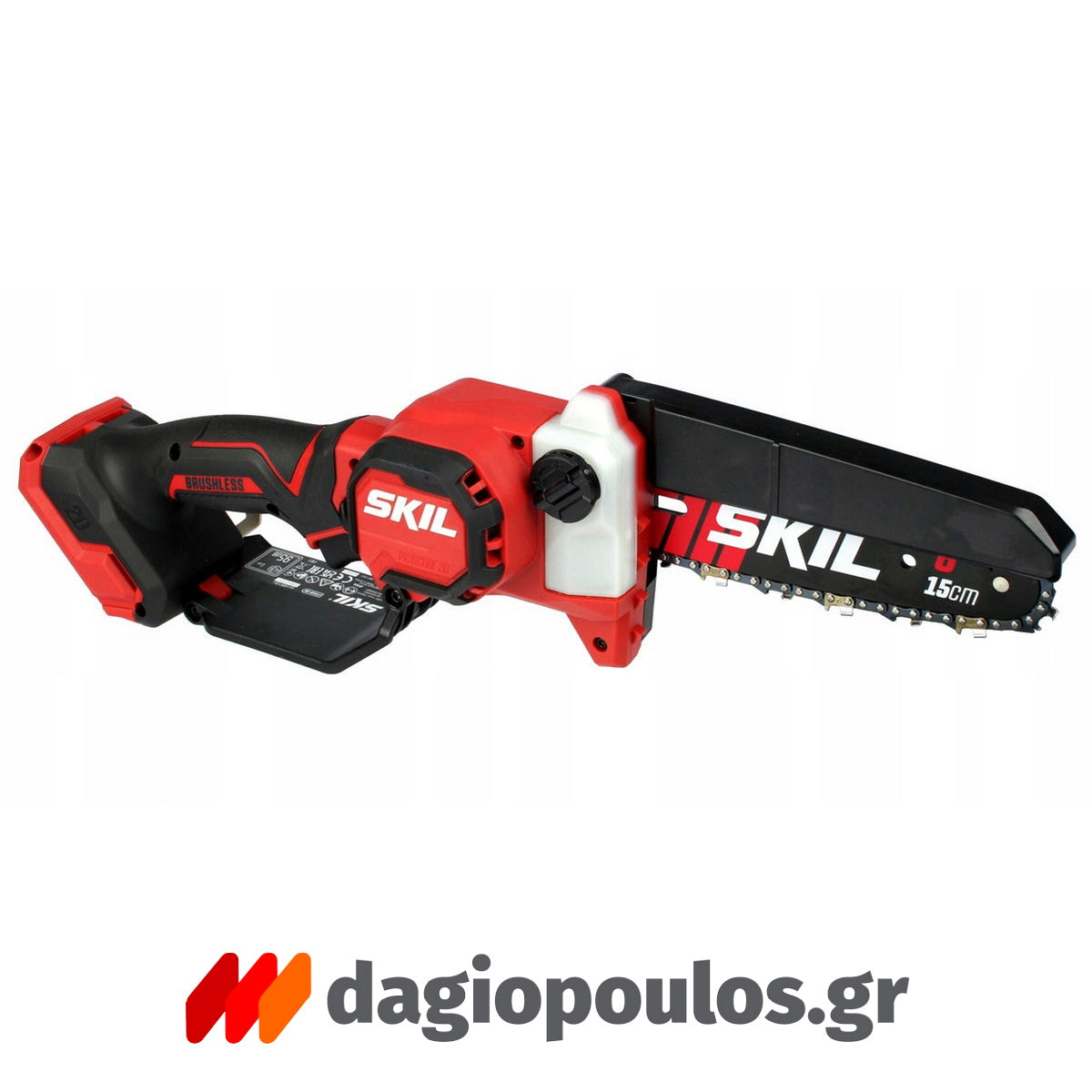 Skil 0512 CA-2 20V Max Brushless Αλυσοπρίονο Μπαταρίας Mini 15cm 18V Li-Ion Με Μπαταρία 2.5Ah