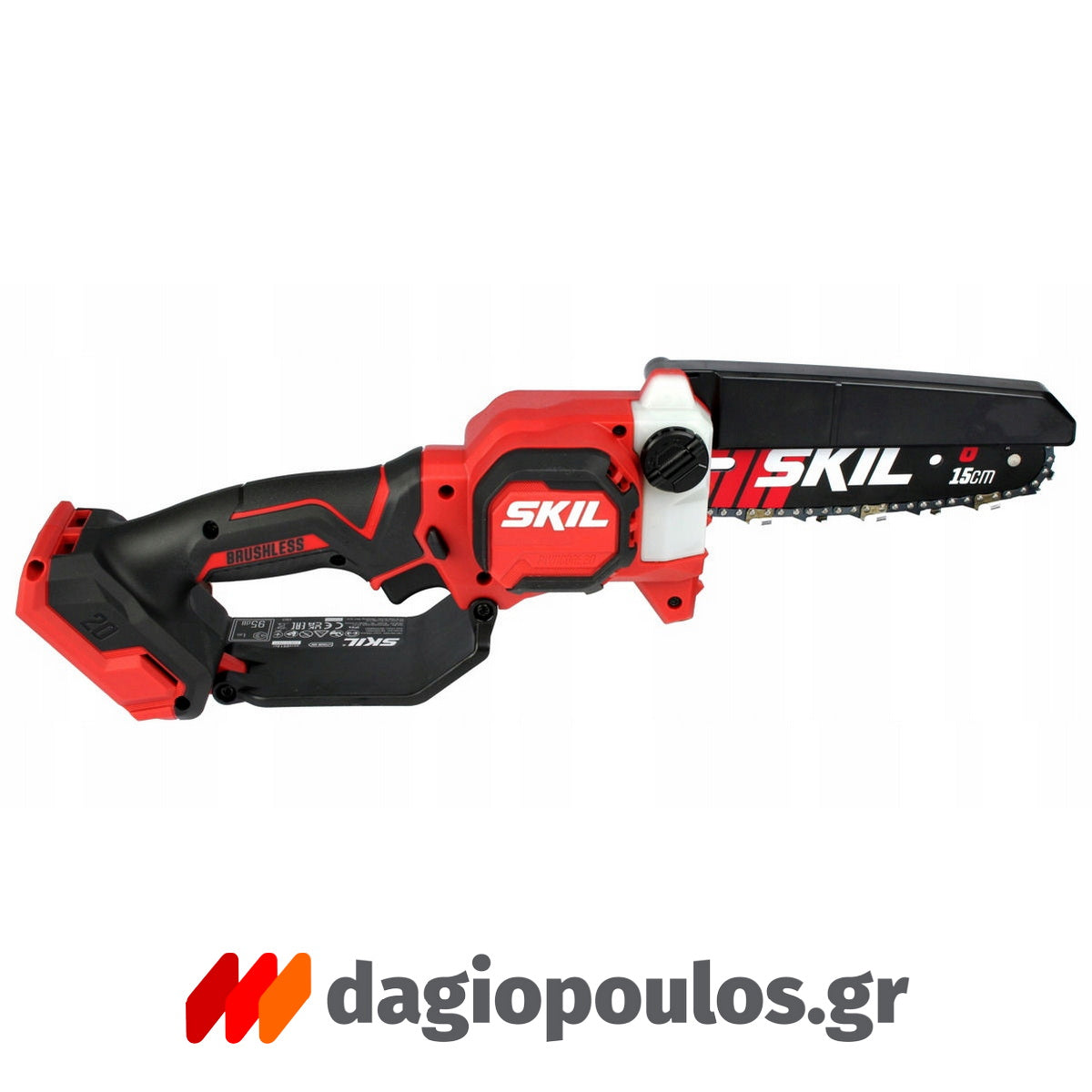 Skil 0512 CA-2 20V Max Brushless Αλυσοπρίονο Μπαταρίας Mini 15cm 18V Li-Ion Με Μπαταρία 2.5Ah