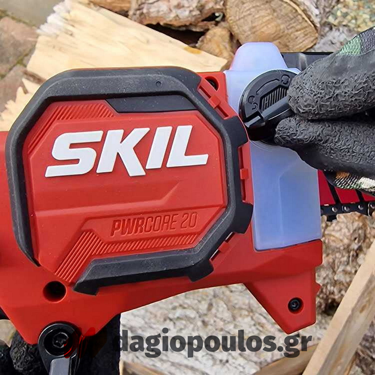 Skil 0512 CA-1 20V Max Brushless Αλυσοπρίονο Μπαταρίας Mini 15cm 18V Li-Ion Με 2 Μπαταρίες 2.0Ah + 2.5Ah