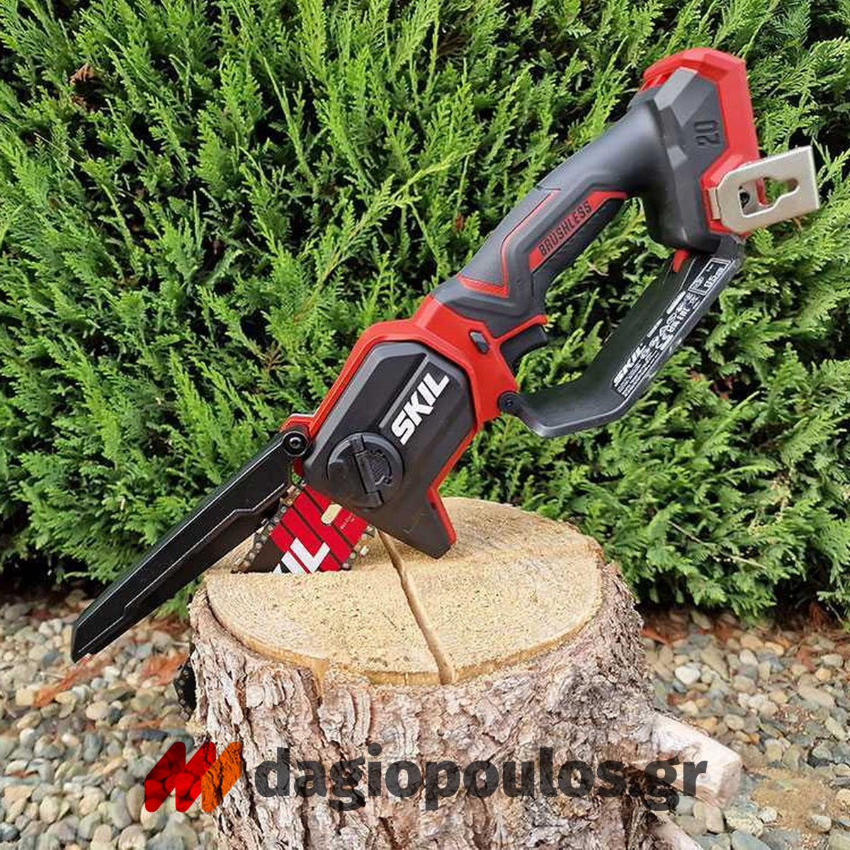 Skil 0512 CA-1 20V Max Brushless Αλυσοπρίονο Μπαταρίας Mini 15cm 18V Li-Ion Με 2 Μπαταρίες 2.0Ah + 2.5Ah