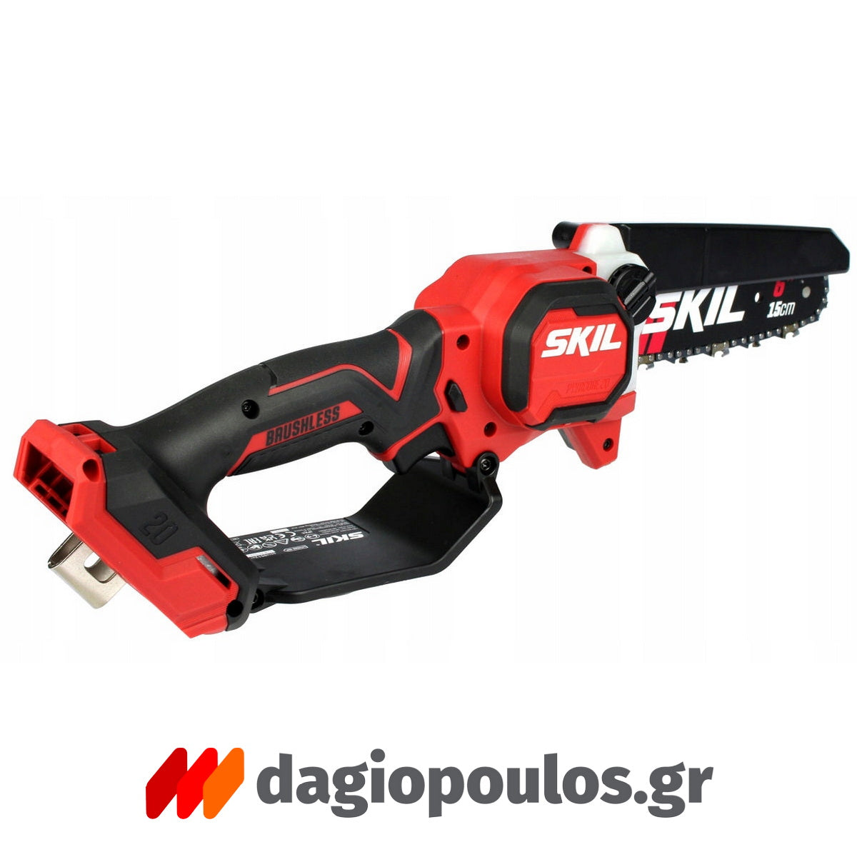 Skil 0512 CA-2 20V Max Brushless Αλυσοπρίονο Μπαταρίας Mini 15cm 18V Li-Ion Με Μπαταρία 2.5Ah