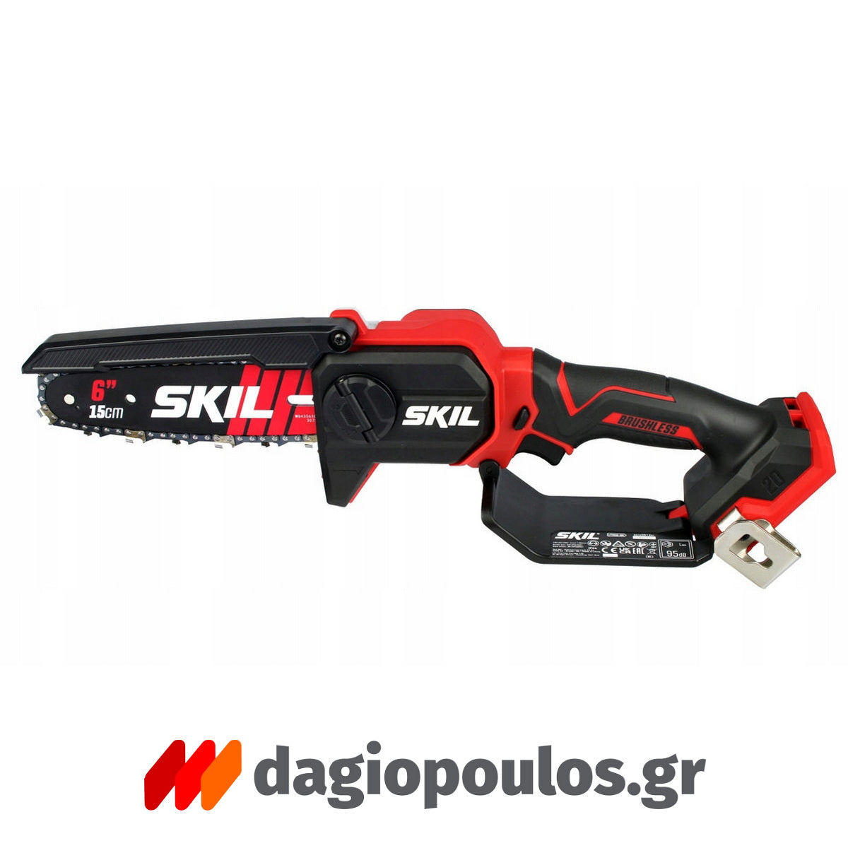 Skil 0512 CA-1 20V Max Brushless Αλυσοπρίονο Μπαταρίας Mini 15cm 18V Li-Ion Με 2 Μπαταρίες 2.0Ah + 2.5Ah