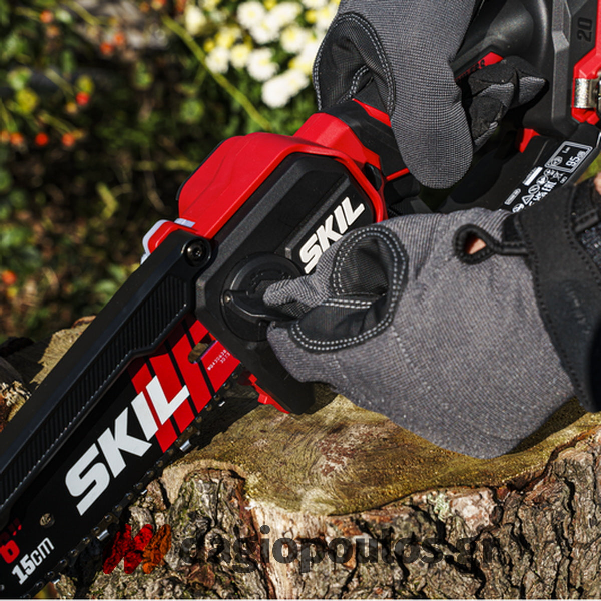 Skil 0512 CA-1 20V Max Brushless Αλυσοπρίονο Μπαταρίας Mini 15cm 18V Li-Ion Με 2 Μπαταρίες 2.0Ah + 2.5Ah