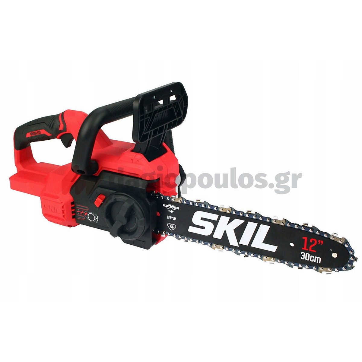 Skil 0534 CA 20V Max Brushless Αλυσοπρίονο Μπαταρίας 30cm 18V Li-Ion Με Μπαταρία 5.0Ah
