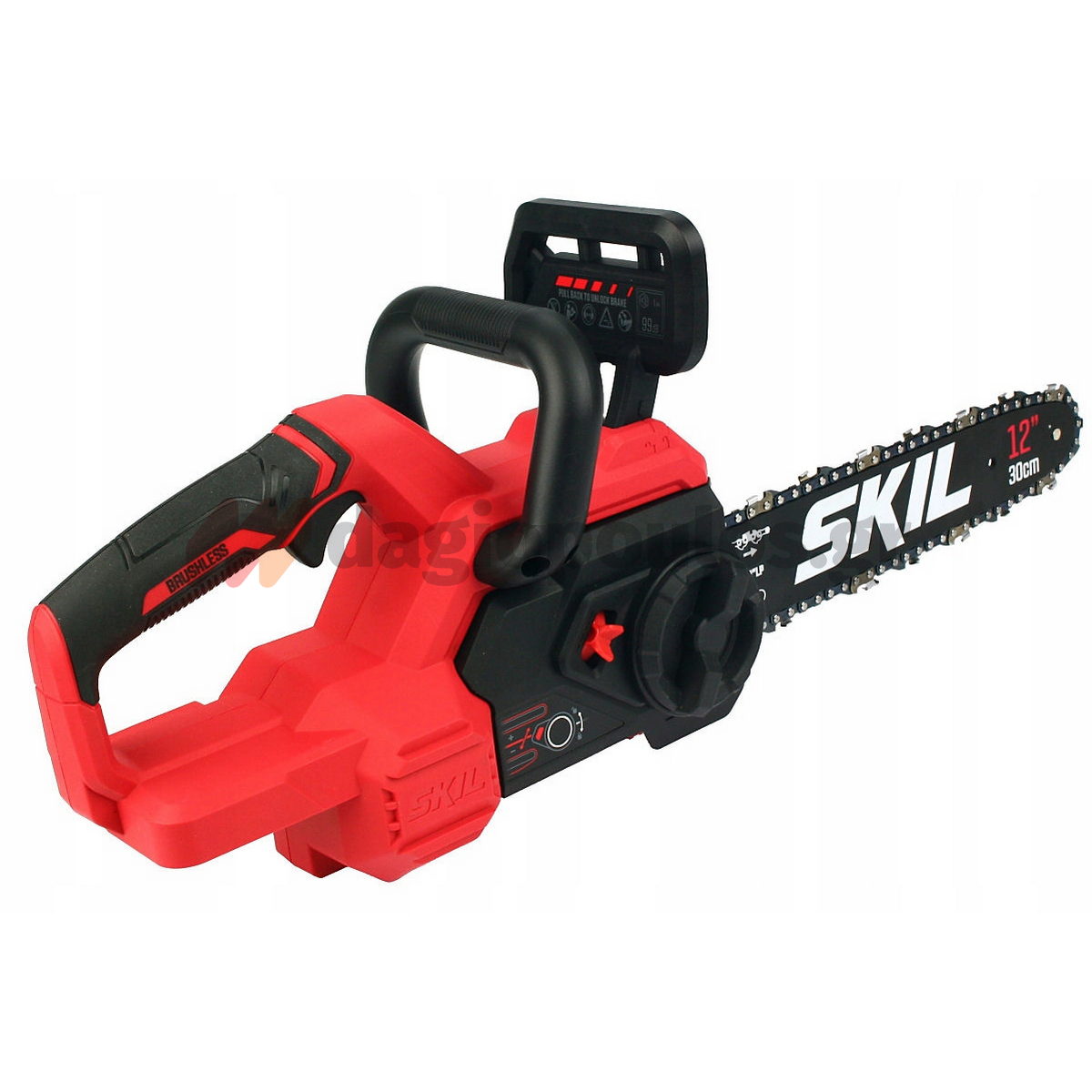Skil 0534 CA 20V Max Brushless Αλυσοπρίονο Μπαταρίας 30cm 18V Li-Ion Με Μπαταρία 5.0Ah