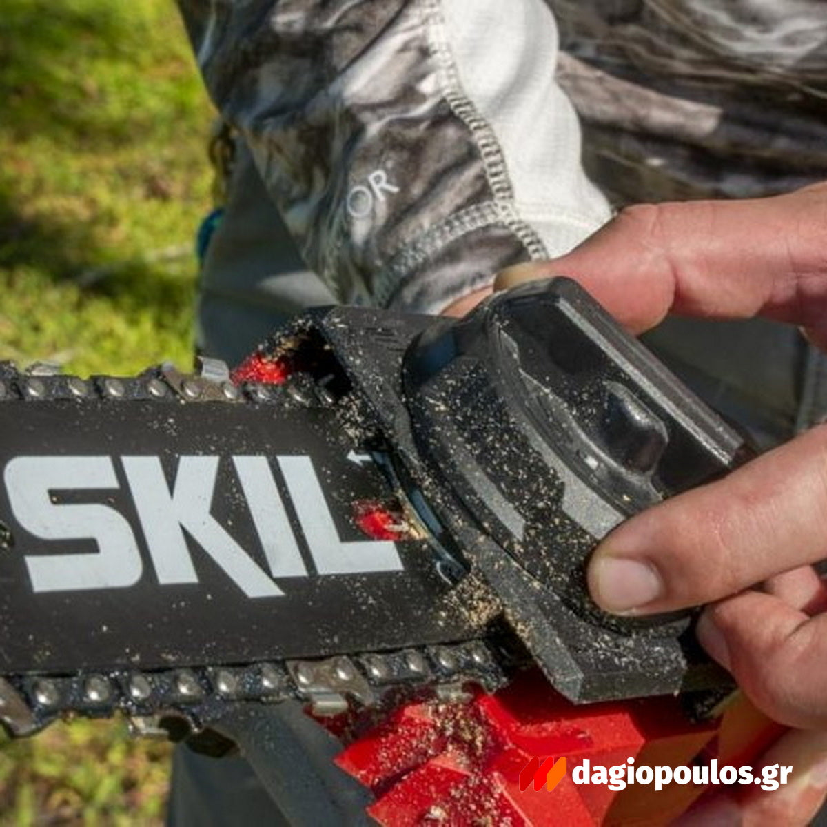 Skil 0534 CA 20V Max Brushless Αλυσοπρίονο Μπαταρίας 30cm 18V Li-Ion Με Μπαταρία 5.0Ah