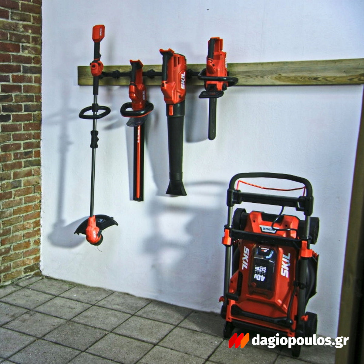 Skil 0534 CA 20V Max Brushless Αλυσοπρίονο Μπαταρίας 30cm 18V Li-Ion Με Μπαταρία 5.0Ah