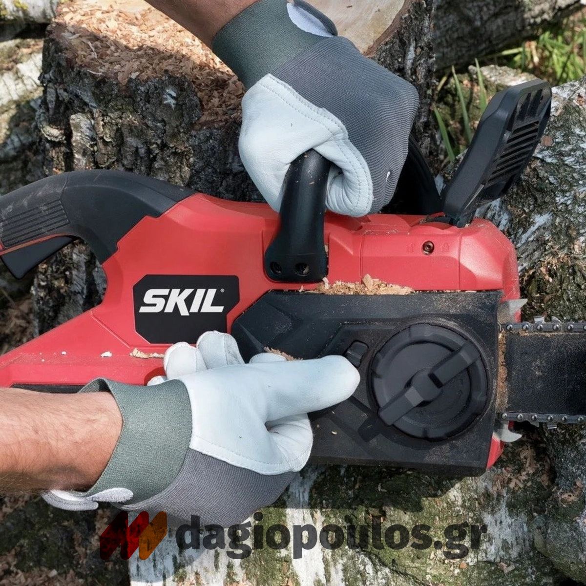 Skil 0540 CA-1 40V Max Brushless Αλυσοπρίονο Μπαταρίας 36V Li-Ion 35cm Με 2 Μπαταρίες 4.0Ah