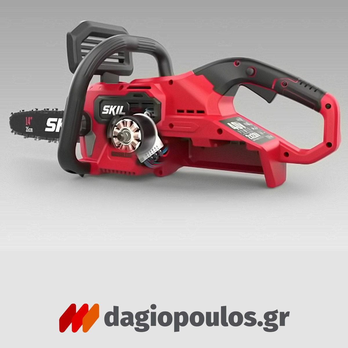 Skil 0540 CA-1 40V Max Brushless Αλυσοπρίονο Μπαταρίας 36V Li-Ion 35cm Με 2 Μπαταρίες 4.0Ah