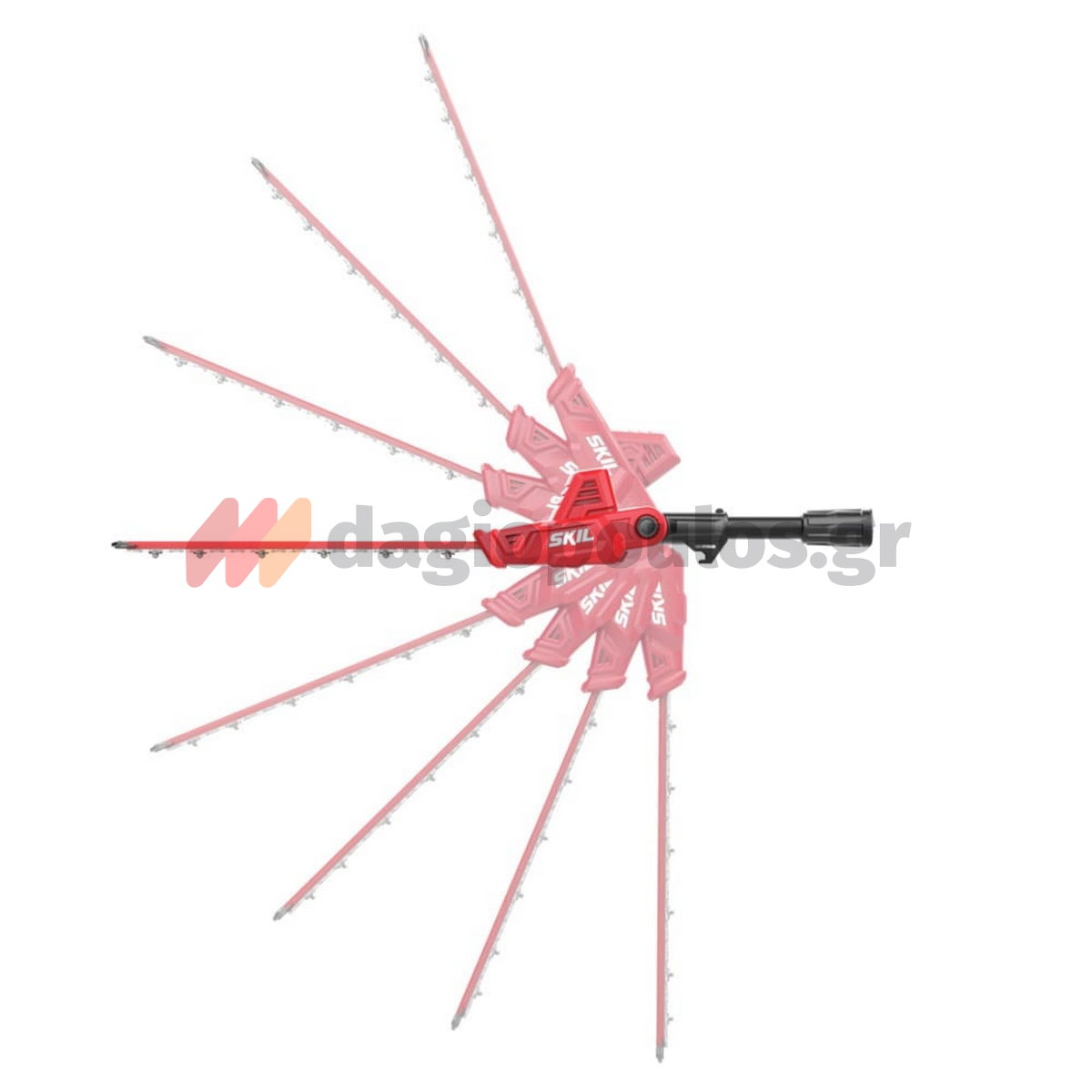 Skil 0640 AA 20V Max Ψαλίδι Μπορντούρας (Μπορντουροψάλιδο) Πτυσόμενο Μπαταρίας 18V Li-Ion SOLO