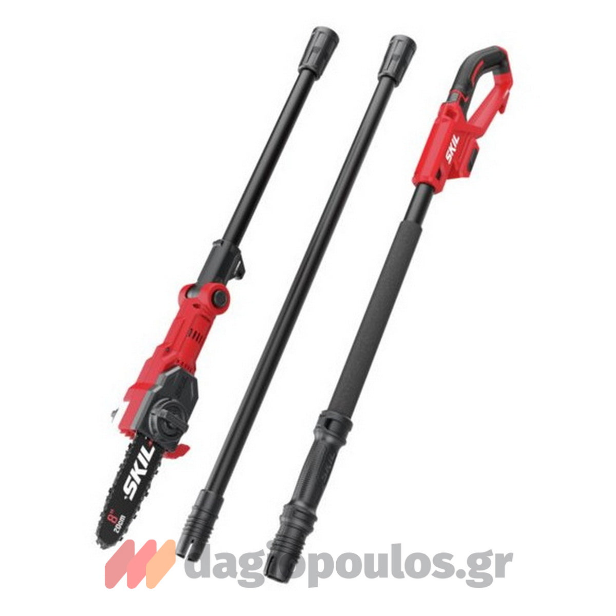 Skil 0650 CA 20V Max Αλυσοπρίονο Τηλεσκοπικό Μπαταρίας 18V Li-Ion 20cm Με Μπαταρία 5.0Ah