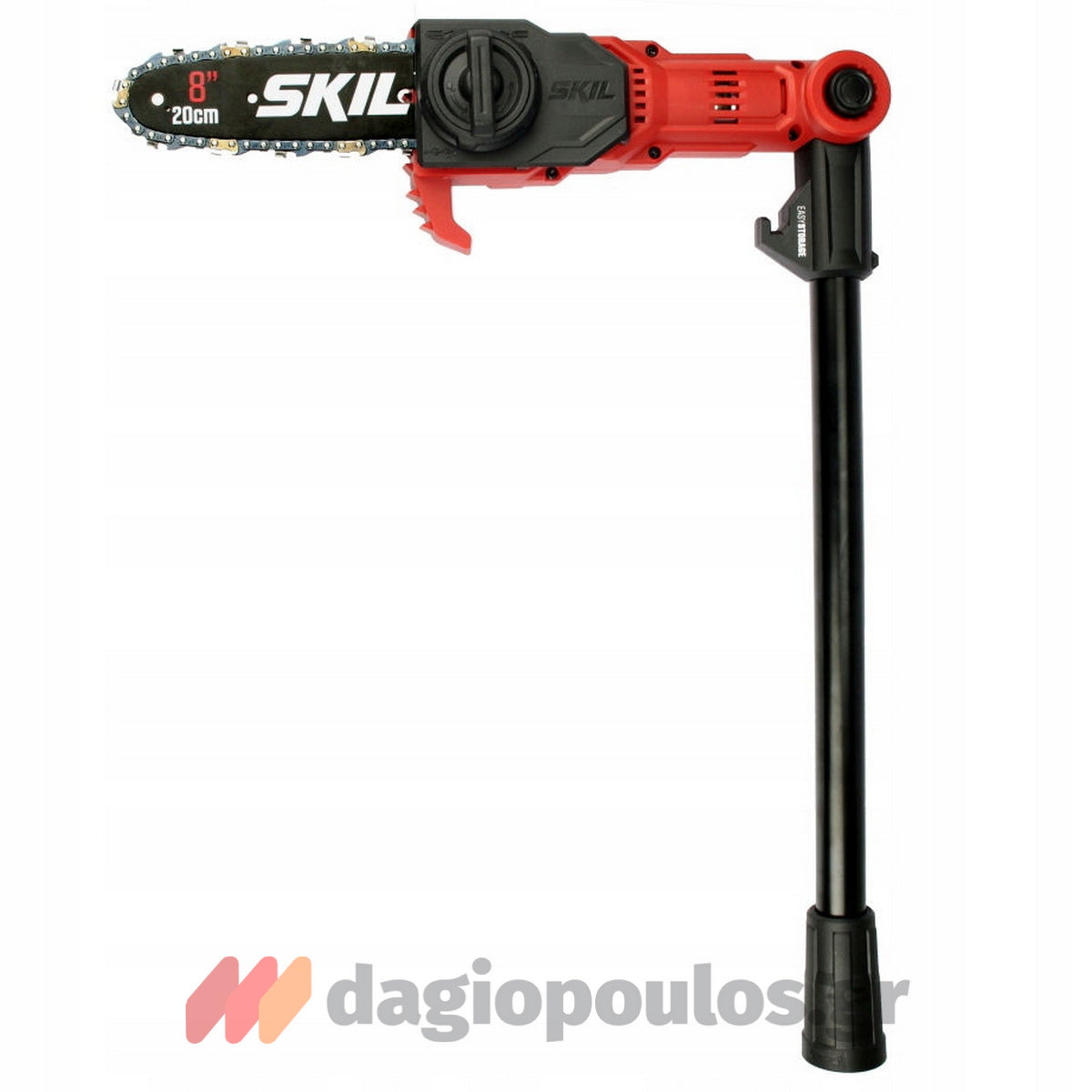 Skil 0650 CA 20V Max Αλυσοπρίονο Τηλεσκοπικό Μπαταρίας 18V Li-Ion 20cm Με Μπαταρία 5.0Ah