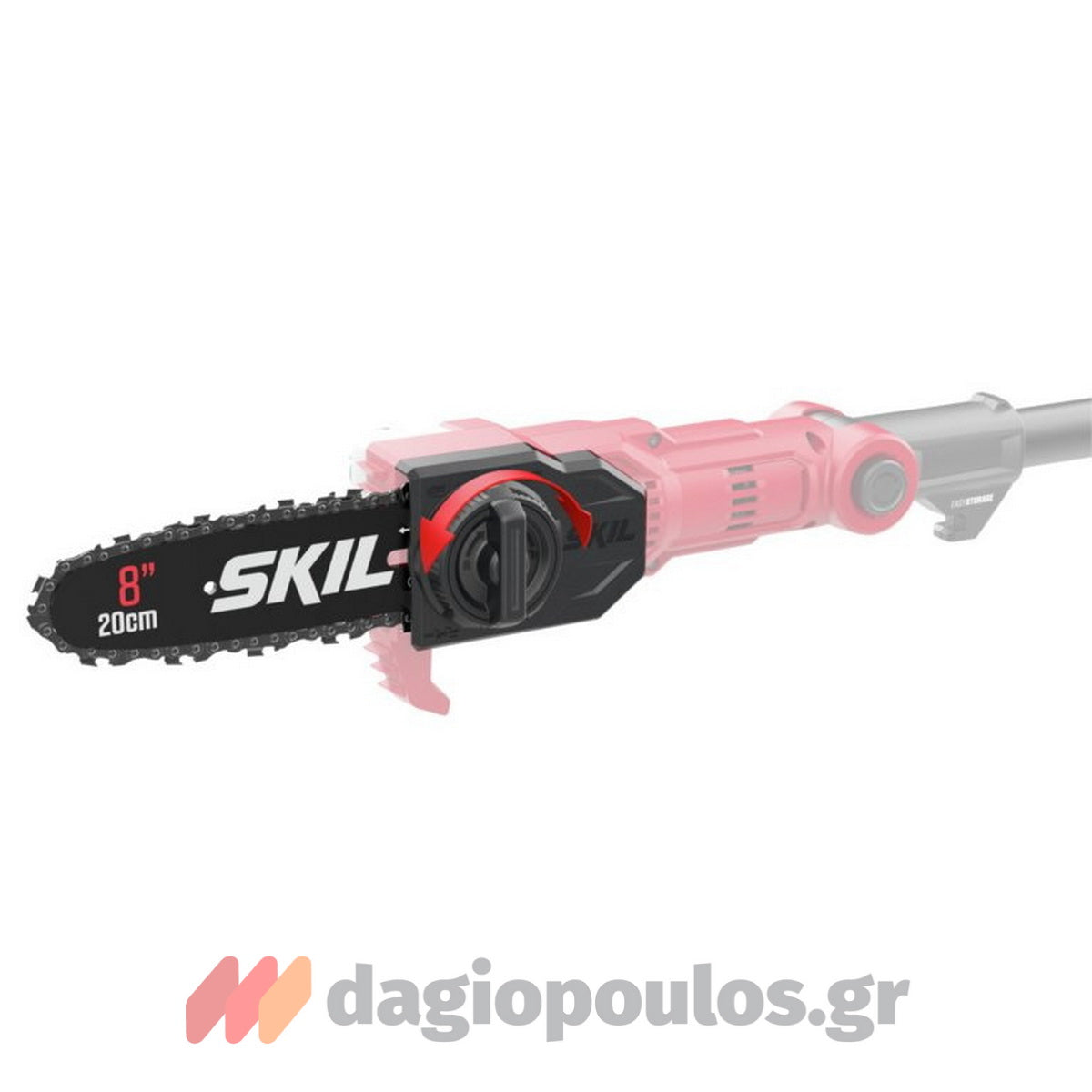 Skil 0650 CA 20V Max Αλυσοπρίονο Τηλεσκοπικό Μπαταρίας 18V Li-Ion 20cm Με Μπαταρία 5.0Ah