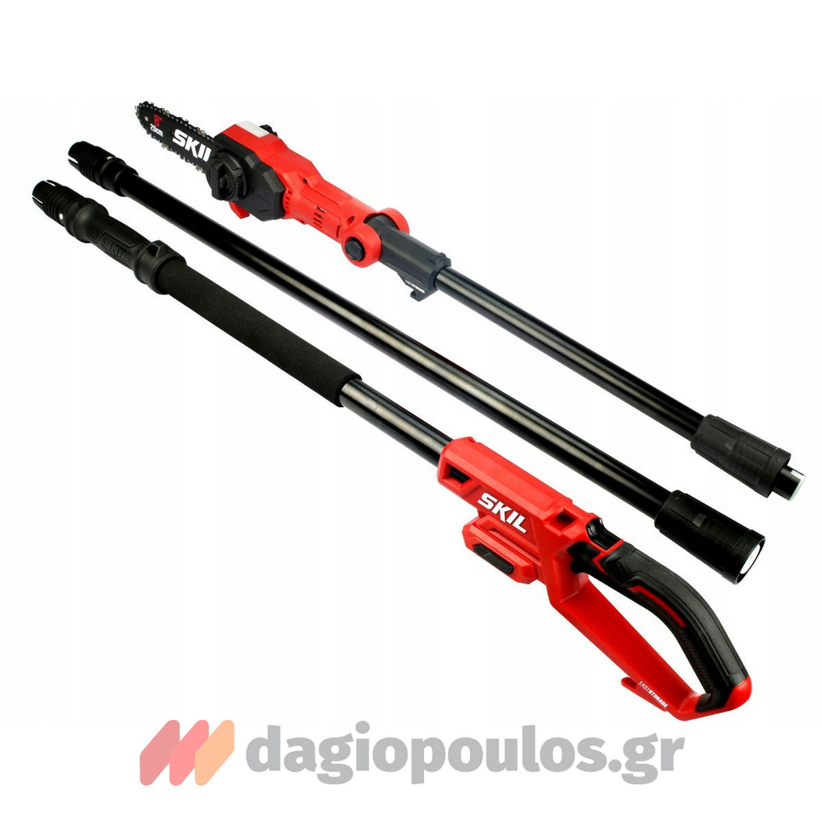 Skil 0650 CA 20V Max Αλυσοπρίονο Τηλεσκοπικό Μπαταρίας 18V Li-Ion 20cm Με Μπαταρία 5.0Ah