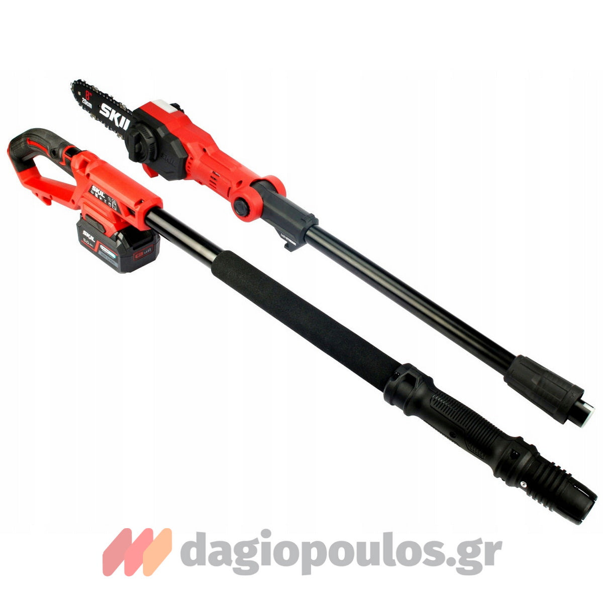 Skil 0650 CA 20V Max Αλυσοπρίονο Τηλεσκοπικό Μπαταρίας 18V Li-Ion 20cm Με Μπαταρία 5.0Ah