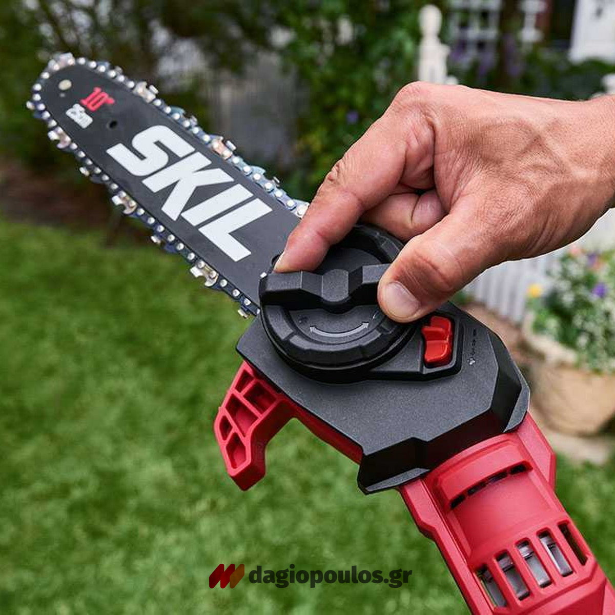 Skil 0650 CA 20V Max Αλυσοπρίονο Τηλεσκοπικό Μπαταρίας 18V Li-Ion 20cm Με Μπαταρία 5.0Ah