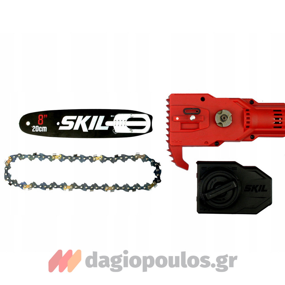 Skil 0650 CA 20V Max Αλυσοπρίονο Τηλεσκοπικό Μπαταρίας 18V Li-Ion 20cm Με Μπαταρία 5.0Ah