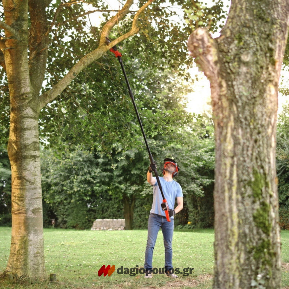 Skil 0650 CA 20V Max Αλυσοπρίονο Τηλεσκοπικό Μπαταρίας 18V Li-Ion 20cm Με Μπαταρία 5.0Ah