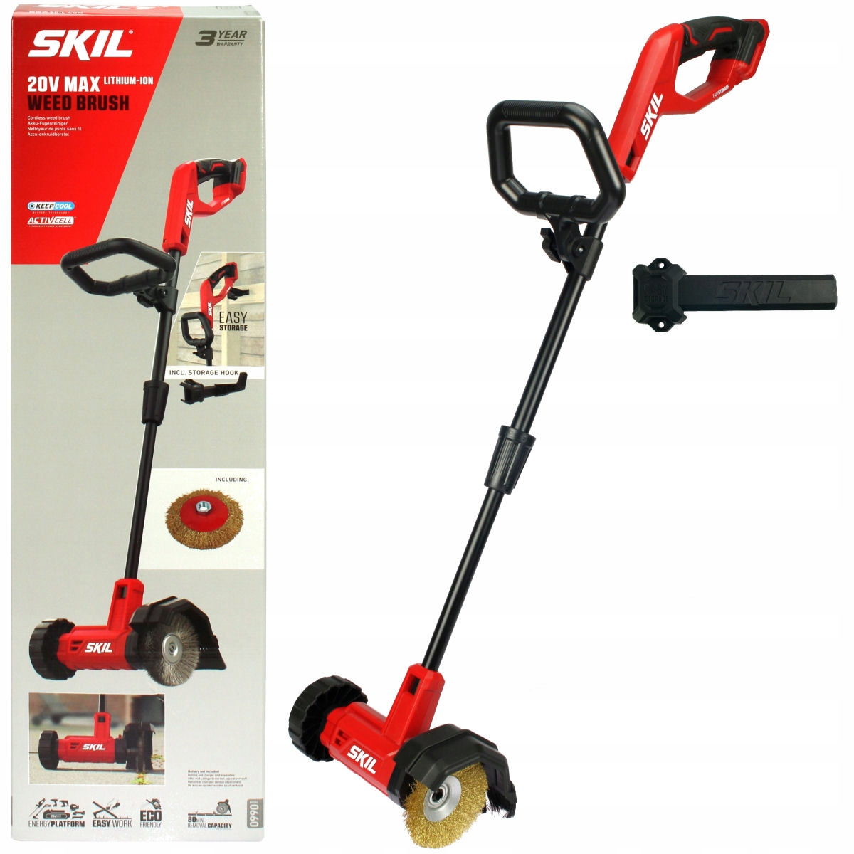 Skil 0660 20V Max Βούρτσα Καθαρισμού Ζιζανίων Μπαταρίας 18V Li-Ion SOLO
