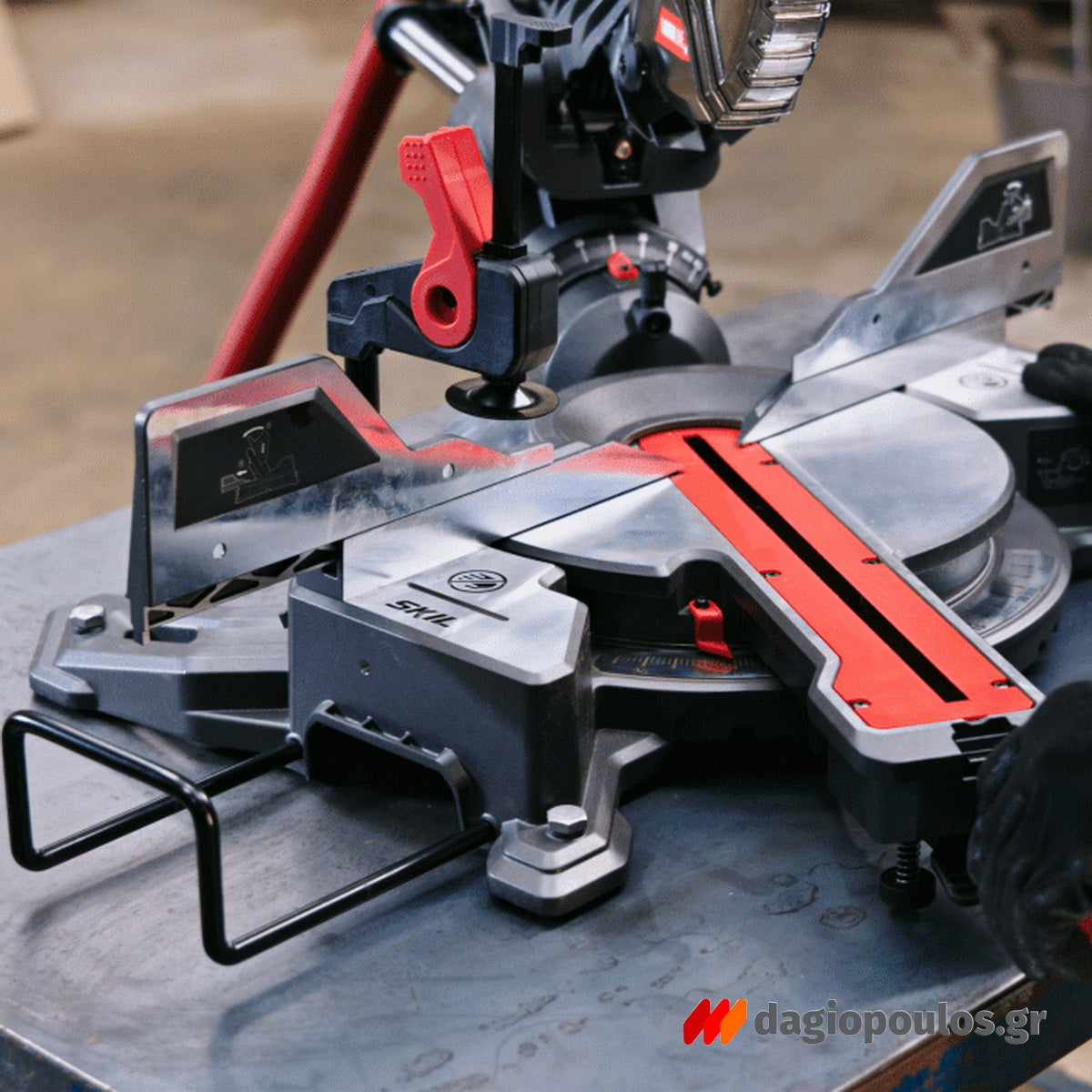 Skil 1320 AA Επαγγελματικό Ηλεκτρικό Φαλτσοπρίονο Radial Συρόμενο Διπλής Κοπής 2000W 254mm