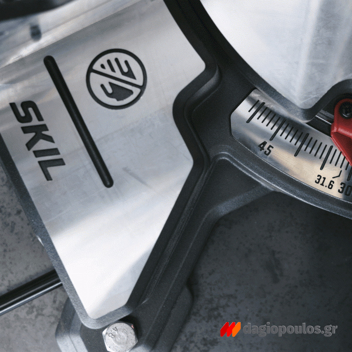 Skil 1320 AA Επαγγελματικό Ηλεκτρικό Φαλτσοπρίονο Radial Συρόμενο Διπλής Κοπής 2000W 254mm