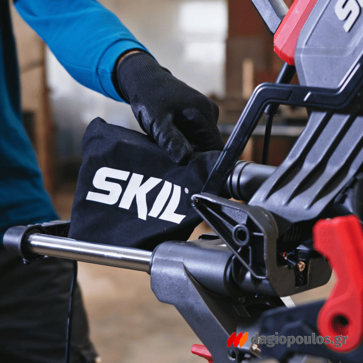 Skil 1320 AA Επαγγελματικό Ηλεκτρικό Φαλτσοπρίονο Radial Συρόμενο Διπλής Κοπής 2000W 254mm