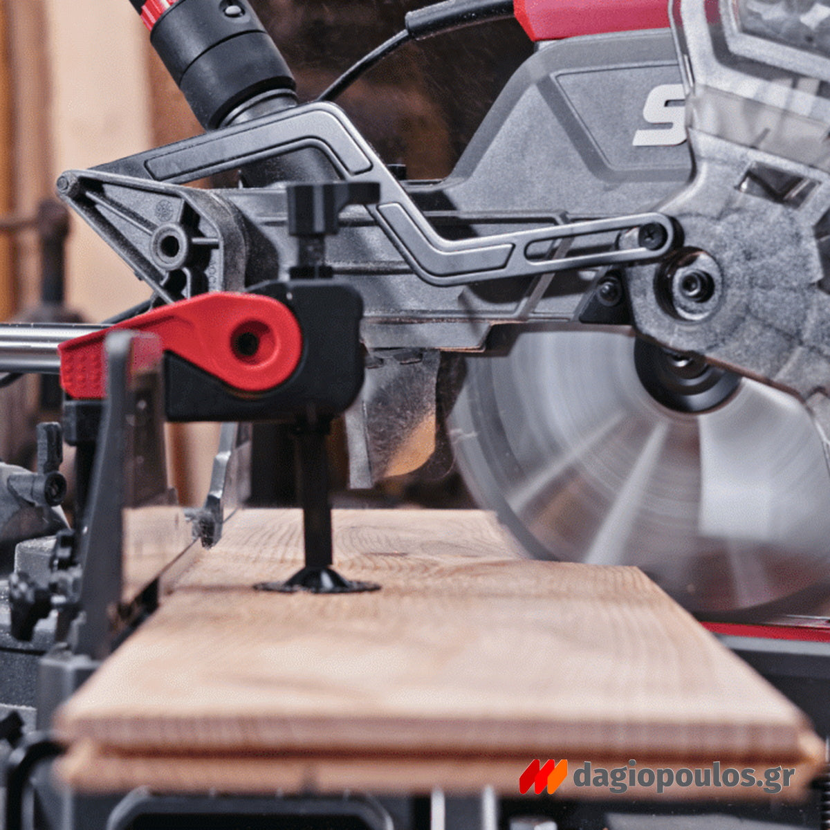 Skil 1320 AA Επαγγελματικό Ηλεκτρικό Φαλτσοπρίονο Radial Συρόμενο Διπλής Κοπής 2000W 254mm