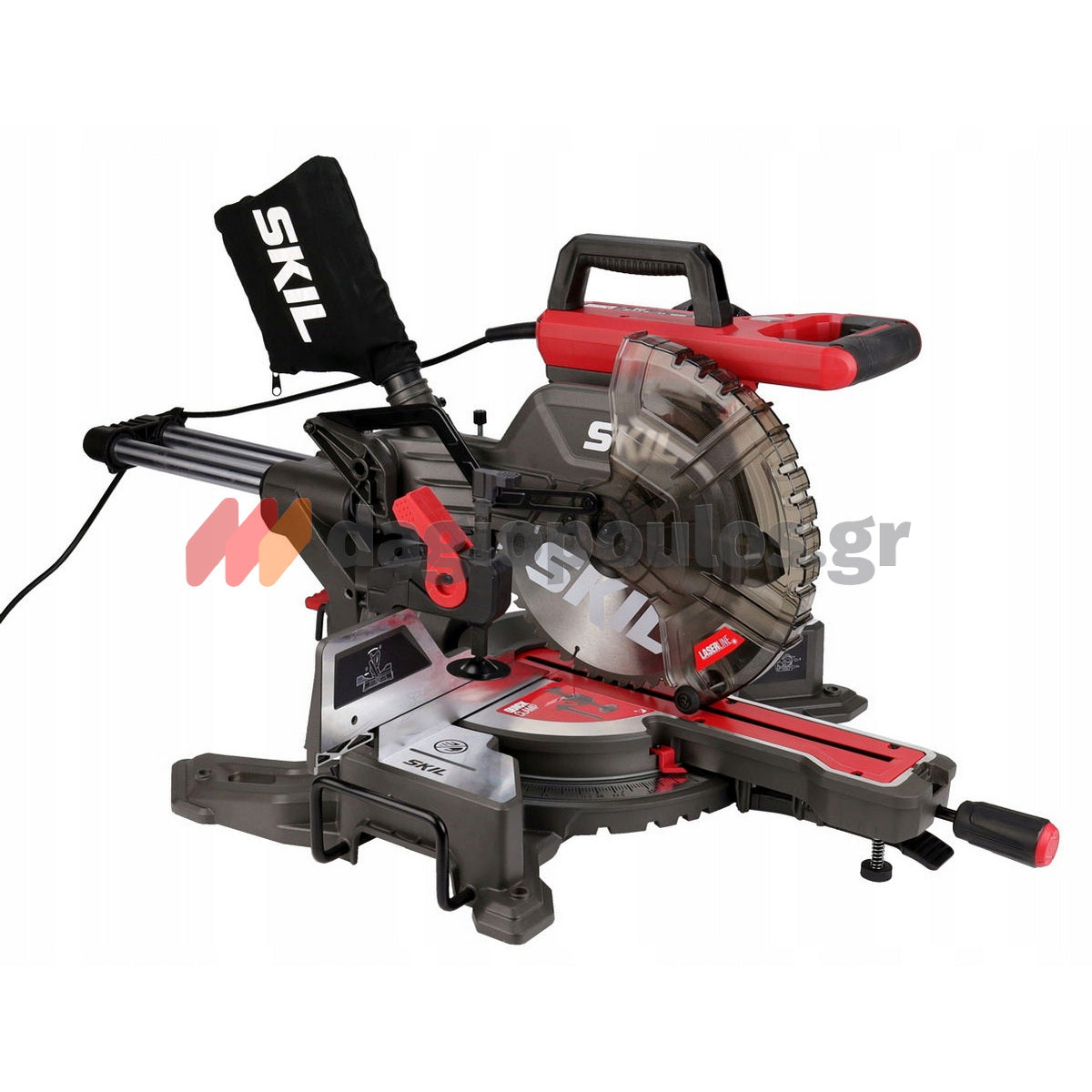 Skil 1320 AA Επαγγελματικό Ηλεκτρικό Φαλτσοπρίονο Radial Συρόμενο Διπλής Κοπής 2000W 254mm