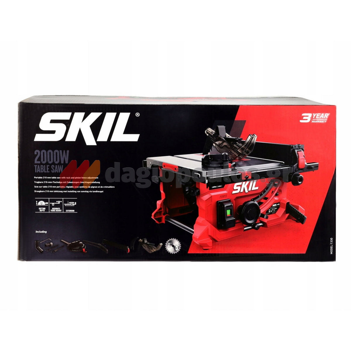 Skil 1330 AA Ηλεκτρικό Δισκοπρίονο Πάγκου 2000W 210mm