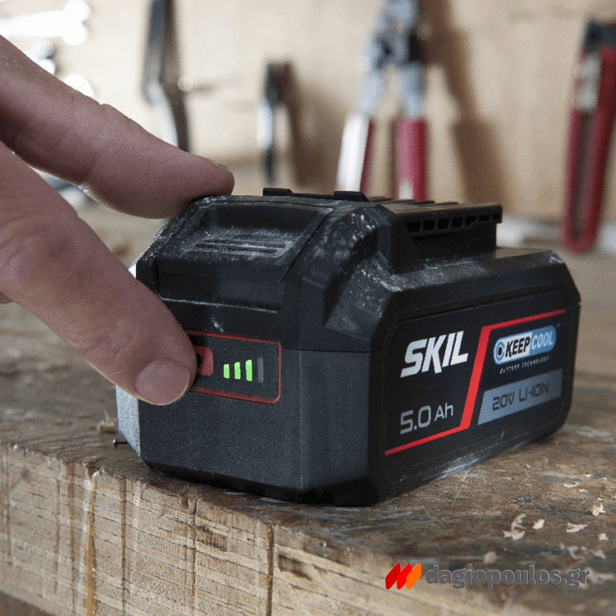 Skil 3071 CA 20V Max Brushless Κρουστικό Δράπανο Μπαταρίας 18V Li-Ion Με Μπαταρία 5.0Ah