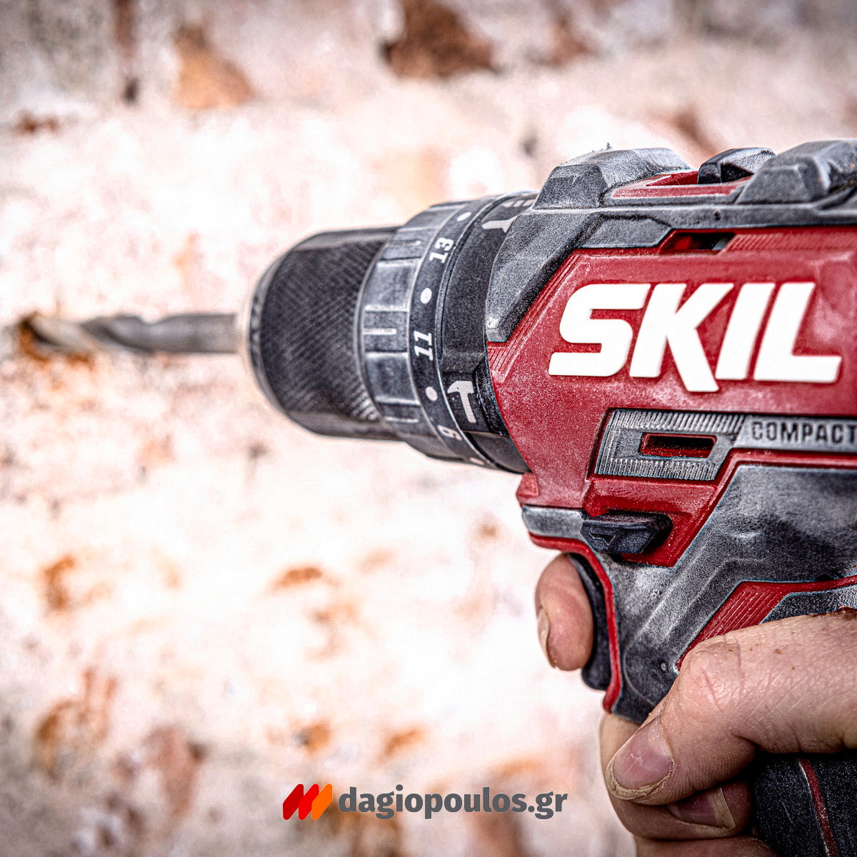 Skil 3075 CA 20V Max Brushless Κρουστικό Δραπανοκατσάβιδο Μπαταρίας 18V Li-Ion & & 3110 AA Μπαταρία 2.5Ah Φορτιστής Τσάντα