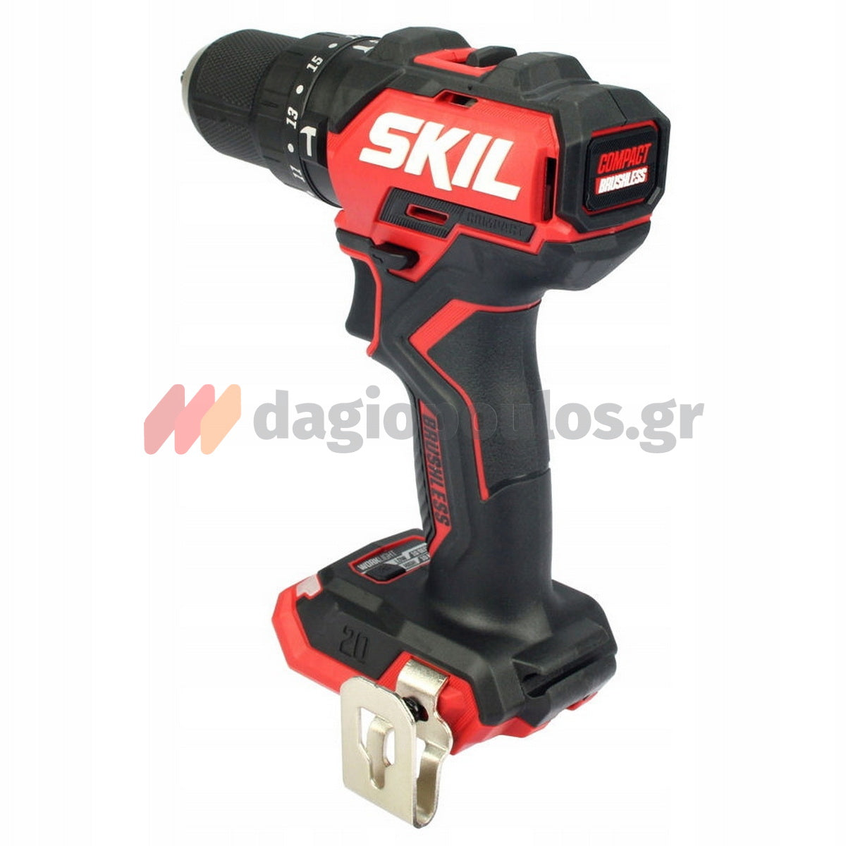Skil 3075 JA 20V Max Brushless Κρουστικό Δραπανοκατσάβιδο Μπαταρίας 18V Li-Ion Με Μπαταρία 2.5Ah Βαλίτσα