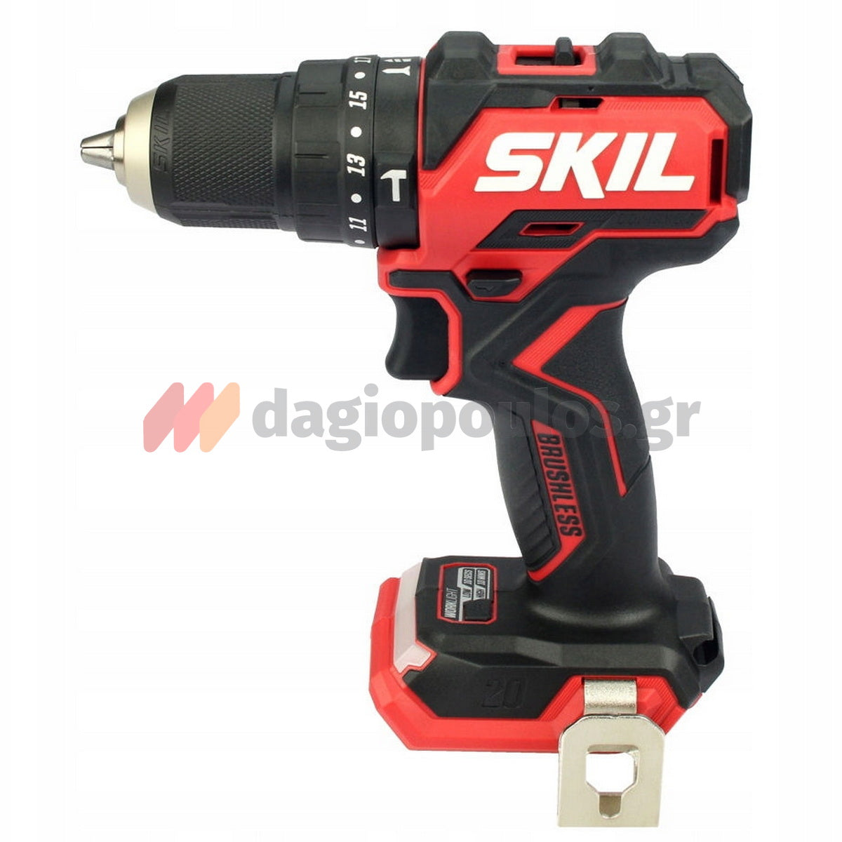 Skil 3075 JA 20V Max Brushless Κρουστικό Δραπανοκατσάβιδο Μπαταρίας 18V Li-Ion Με Μπαταρία 2.5Ah Βαλίτσα
