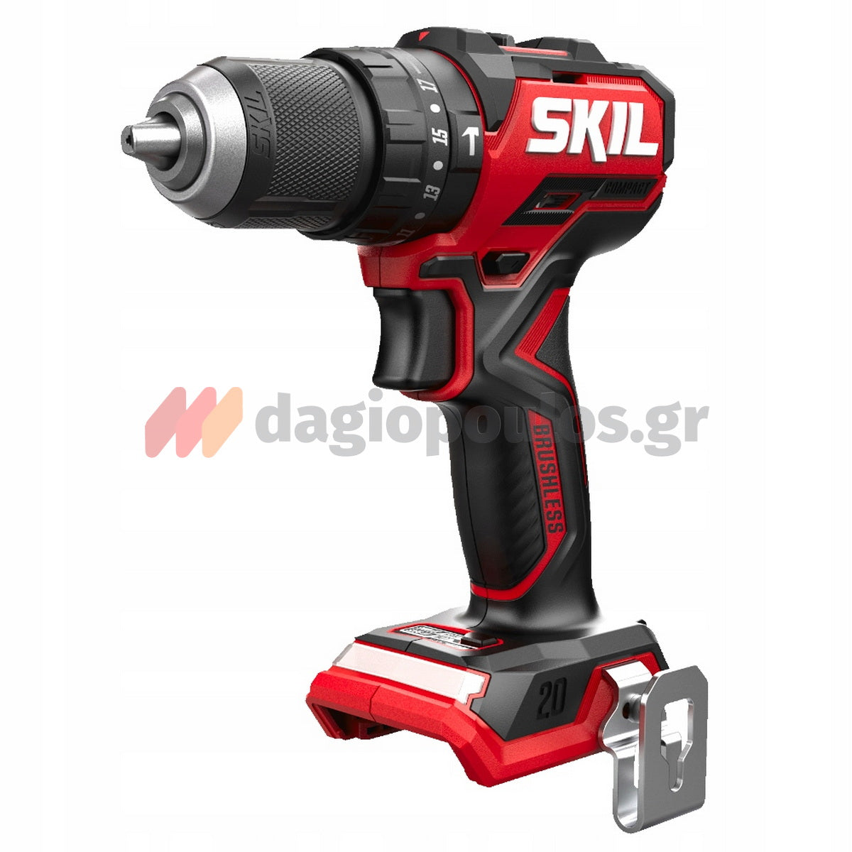 Skil 3075 CA 20V Max Brushless Κρουστικό Δραπανοκατσάβιδο Μπαταρίας 18V Li-Ion SOLO