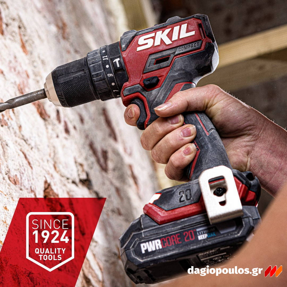 Skil 3085 CA 20V Max Brushless Κρουστικό Δραπανοκατσάβιδο Μπαταρίας 20V Li-Ion SOLO