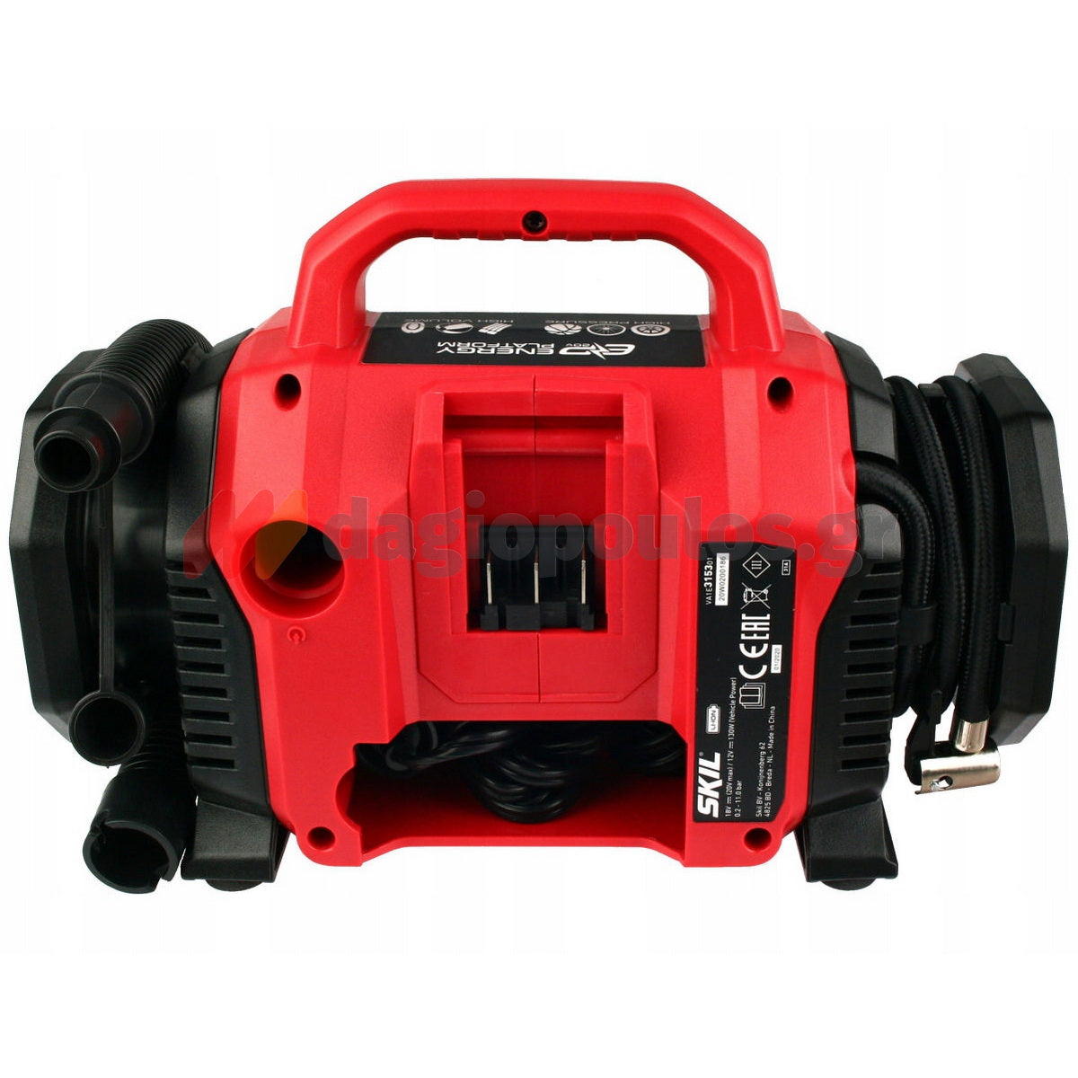 Skil 3153 CA 20V Max Αεροσυμπιεστής Κομπρεσέρ Αέρα Μπαταρίας 18V Li-Ion 11Bar SOLO