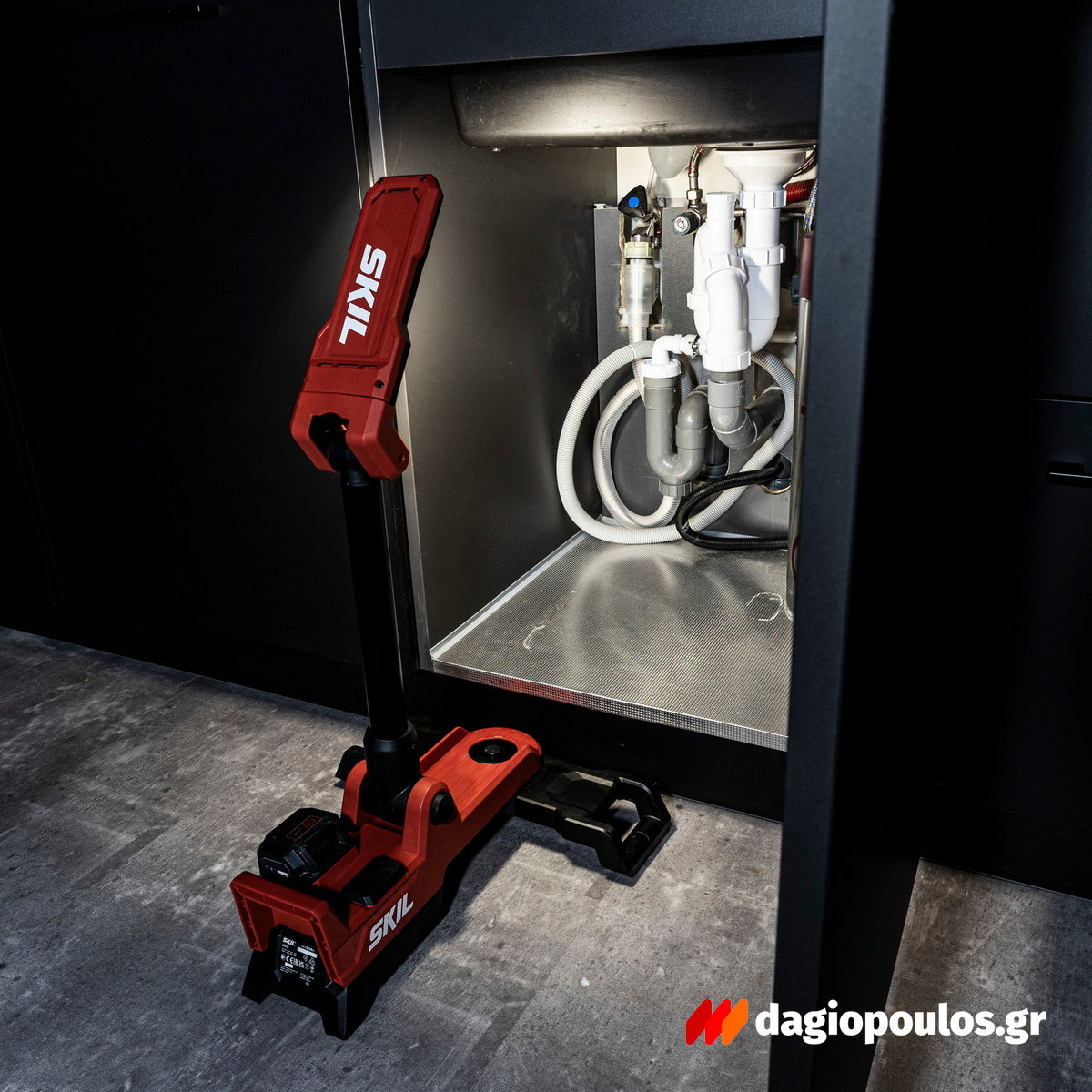 Skil 3165 CA 20V Max Φορητός Προβολέας Επιθεώρησης & Εργασίας Μπαταρίας 18V Li-Ion Επαναφορτιζόμενος 2500 Lumens SOLO