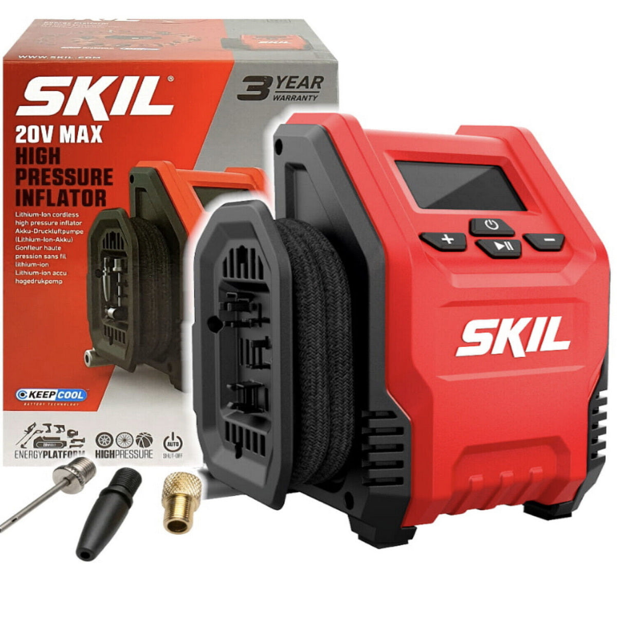 Skil 3159 CA 20V Max Αεροσυμπιεστής Κομπρεσέρ Αέρα Μπαταρίας 18V Li-Ion 11Bar SOLO